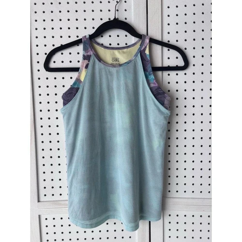 Athleta Girls Perfect Pair Layered Cami Tank Top Girls XL 14